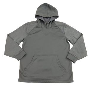 Majestic Boys Fleece Hoodie Size Medium Gray Long Sleeve Pockets